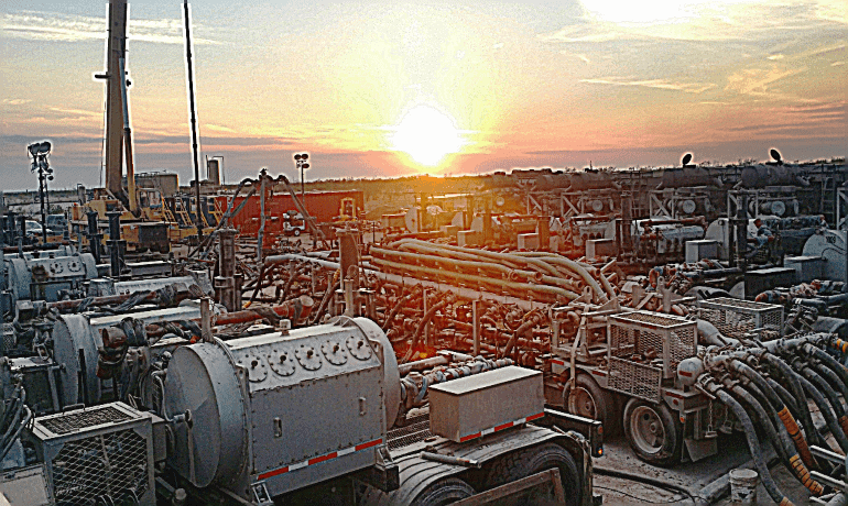 photo of fracking operations