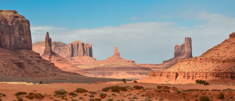 western usa desert landscape