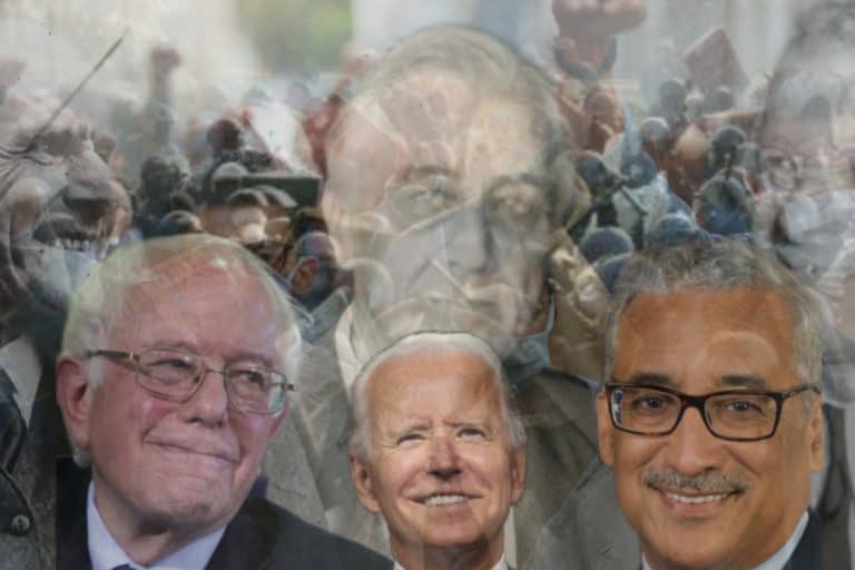 artistic photo collage of politicians