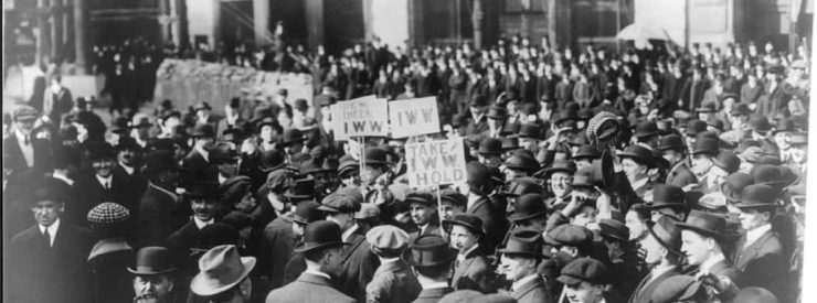 IWW demonstration NY 1914