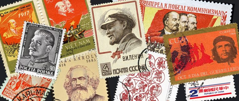 socialism communism fascism postage stamps