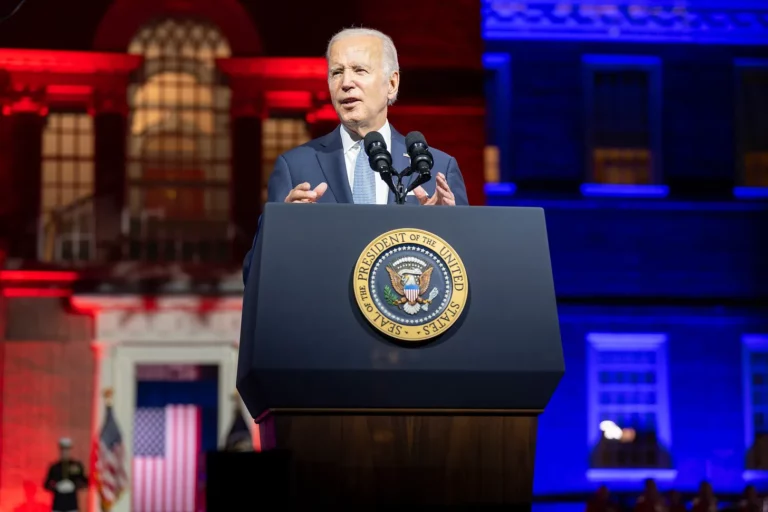 Joe Biden Podium Speech
